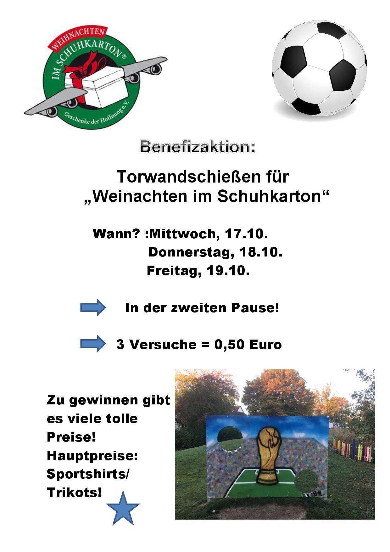 Benefizaktion: Torwandschießen