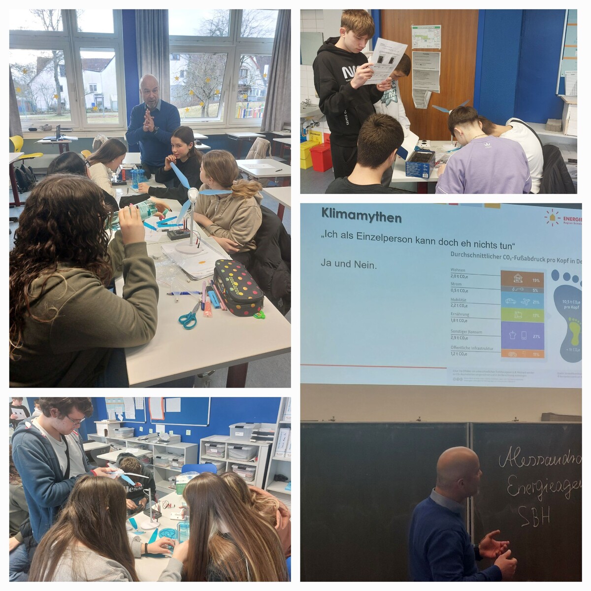 Energieagentur zu Besuch in Klassenstufe 9