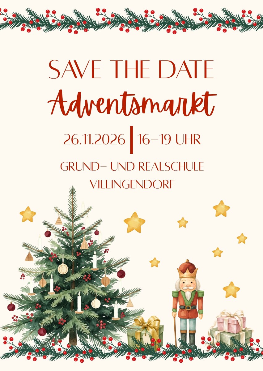 Adventsmarkt Save the Date